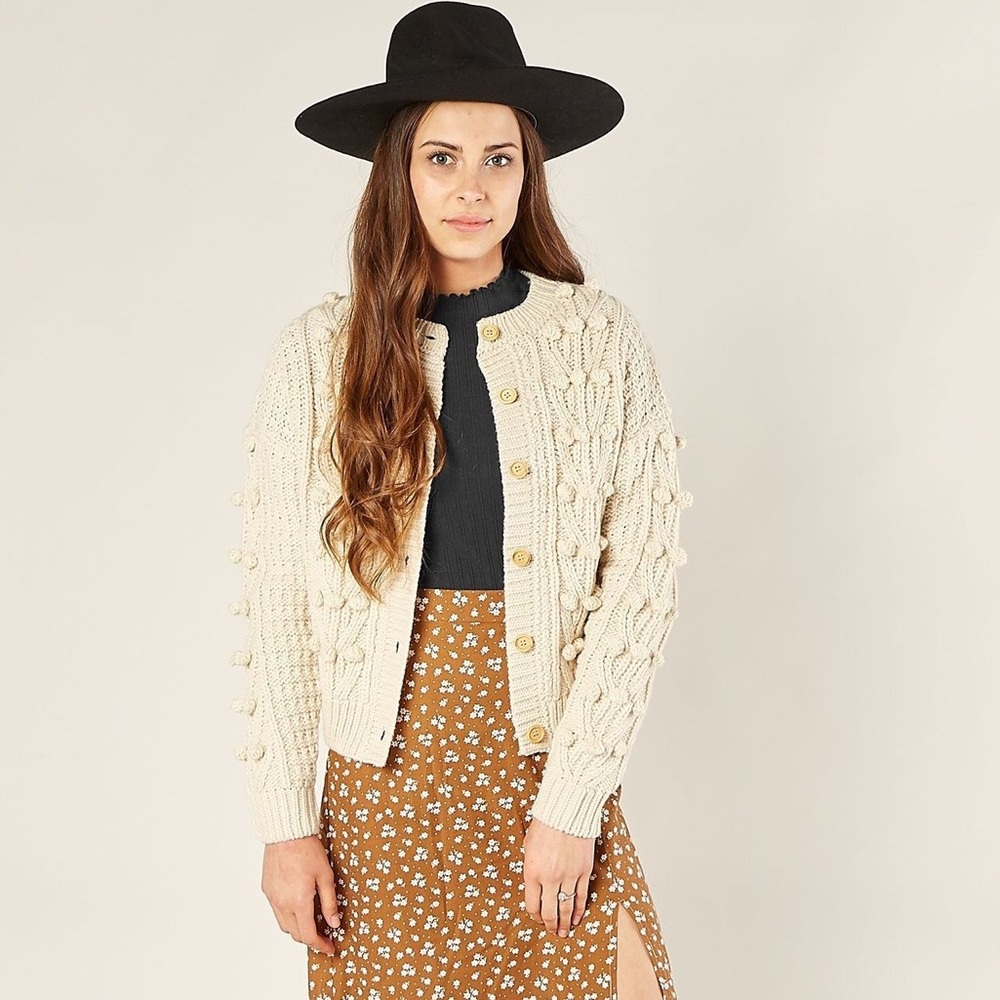 Rylee and Cru Women’s Bobble Cardigan